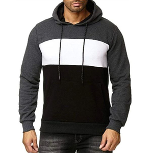 Sweat à capuche zippé personnalisé de haute qualité pour homme, 100 % coton, polaire épaisse unie pour l'hiver, unisexe, écologique - Product Image 2