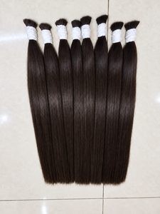 Wholesale Vietnamese Virgin <b>Human</b> <b>Hair</b> Natural Black Straight Bulk <b>Hair</b> for <b>Braiding</b> - Product Image 1