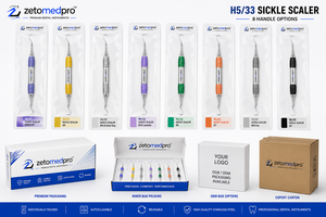 Zetomed Pro H5ทำฟันสแตนเลสสตีลขูดหินปูน33เคียวระดับพรีเมี่ยม - Product Image 6