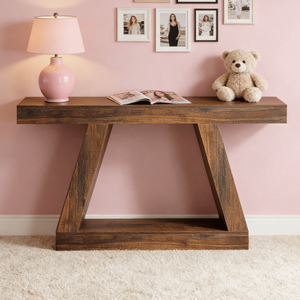 Consolle Lunga Moderna di Lusso in Legno Massello, Arredamento Contemporaneo per Ingresso, Appartamento, Hotel, Soggiorno - Product Image 5