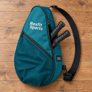 Bolsa Deportiva Personalizada Rexfit para Raquetas de Squash con Bolsillo Frontal de Malla y Cierre de Cremallera para Transportar Equipo Deportivo Diario - Product Image 1