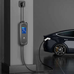 แอปพลิเคชันควบคุม WIFI ความเร็วสูง ปรับได้ 7kW Type 2 เครื่องชาร์จรถยนต์ไฟฟ้าแบบพกพา มาตรฐาน IP65 พร้อมระบบป้องกันความปลอดภัยอัจฉริยะ 9 TPU 6A-32A สายชาร์จยาว 5 เมตร - Product Image 4