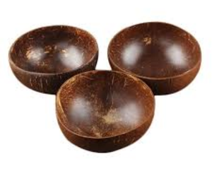 Bol en coquille de noix de coco naturelle, écologique, pour salade de fruits, nouilles, riz, décoration artisanale, bol en coquille de noix de coco du Vietnam - Product Image 1