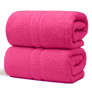Serviette de bain 100% coton 100x150 cm, douce, absorbante, séchage rapide, luxe, qualité hôtel - Product Image 2
