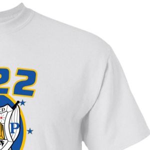เสื้อยืดพิมพ์ลาย Sigma Gamma Rho สีขาว ผ้าฝ้าย เสื้อยืดออกแบบตัวอักษรกรีกแบบกำหนดเอง เสื้อทีมชมรมคุณภาพพรีเมียม เสื้อขายส่ง - Product Image 4