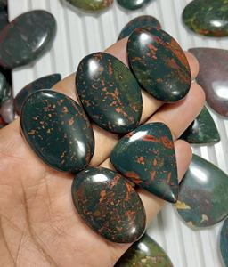 Lote de Gemas Sueltas de Heliotropita Natural, Cabujones de Heliotropita de Forma Libre para la Creación de Collares, Cabujones de Formas Mixtas de ASHU GEMS - Product Image 4