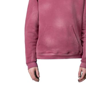 Fabricación de fábrica, sudaderas con capucha para hombre con lavado ácido, 100% algodón, diseño de la mejor calidad para el invierno, logotipo personalizable - Product Image 2