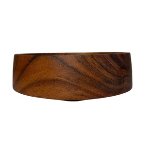 Solid Acacia <b>Wood</b> Multipurpose Serving Bowl for Fruit Rice Salad <b>Rustic</b> Kitchen <b>Dining</b> <b>Table</b> Decor Bulk Supply for B2B Buyers - Product Image 2