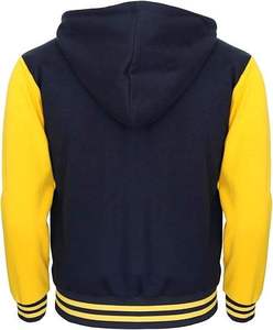 OEM Custom High Quality <b>Men</b> <b>Baseball</b> Varsity <b>Jackets</b> Kids Varsity Custom Letterman <b>Jacket</b> <b>for</b> <b>Men</b> with leather saleeve - Product Image 1