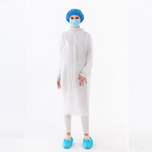 เสื้อกาวน์แพทย์แบบใช้แล้วทิ้ง OEM 2026 แบบสั่งทำพิเศษ พร้อมกระดุม ได้รับการรับรอง ขนาดผู้ใหญ่ 120*140 ผลิตโดย TRIOTAKE INDUSTRY 95% - Product Image 2