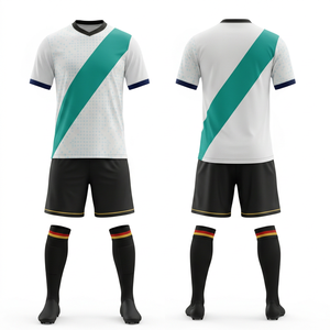 Quick Dry Sublimation Soccer Jersey Kit | <b>Men</b> Women Sizes | Lightweight Short Sleeve Front Logo Training Sportswear - Product Image 6