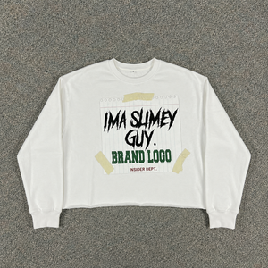Custom <b>Oversized</b> Graphic Crewneck <b>Sweatshirt</b> Heavyweight Cotton Fleece Streetwear Pullover <b>Vintage</b> Urban Casual <b>Sweatshirts</b> - Product Image 4