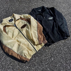 Wholesale Custom Men's Printed Eco-Friendly Breathable Quick Dry <b>Fleece</b> <b>Lined</b> Windbreaker Suit Nylon/Polyester Fabric <b>Jackets</b> - Product Image 3