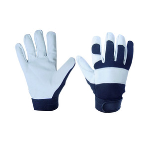 GULLSTAR YOGA INDUSTRY Gants de travail en cuir avec poignet élastique, bouts de doigts antidérapants, résistants à la chaleur et au froid, compatibles écran tactile, pour usage général - Product Image 3