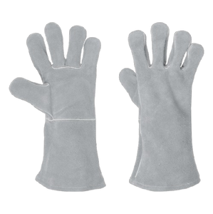 High Performance Cowhide Split Leather Welding <b>Gloves</b> Abrasion Resistant Heavy Duty Firefighting Construction BBQ <b>Gloves</b> - Product Image 6