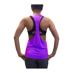 Camisetas sin mangas de algodón 100% al por mayor para mujer, tops deportivos personalizados para yoga y fitness, camisetas de gimnasio para mujer con OEM - Product Image 5