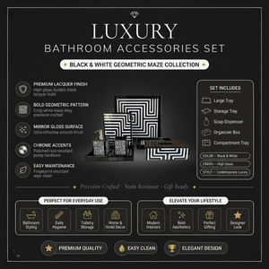 Elegant Transparent Glass Bathroom Accessories Set Durable Thick Glass Soap Dispenser <b>Toothbrush</b> <b>Holder</b> Soap Dish Tumbler Luxury - Product Image 2