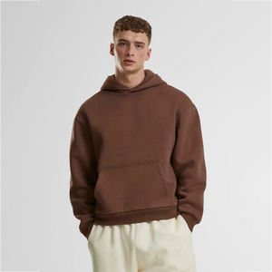 เสื้อฮู้ดผู้ชายแบบสวมหัว สไตล์ลำลอง สำหรับฤดูหนาว ผลิตจากโพลีเอสเตอร์/คอตตอน ทรงโอเวอร์ไซส์ พิมพ์ลายดิจิทัล รับผลิตแบบ ODM - Product Image 1