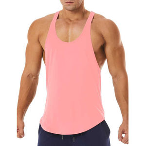 Camisetas deportivas de malla de secado rápido para hombre, para culturismo, entrenamiento, gimnasio, camisetas sin mangas. - Product Image 3