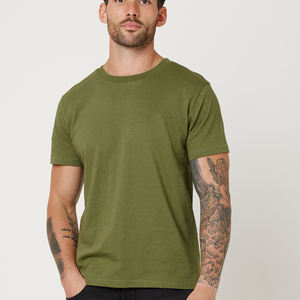 Camiseta de algodón 100% personalizada de alta calidad, diseño ligero y moderno para el verano, talla grande para hombre, venta al por mayor. - Product Image 2