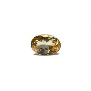 Premium 5.05 Ct Cushion Cut Lab Created Citrine Loose Gemstone for Fine Jewelry - Product Image 1