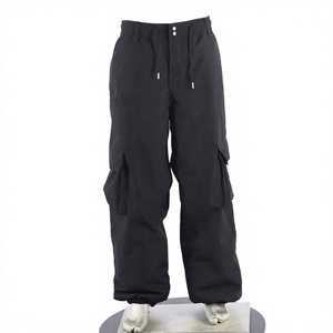 Pantalon de ski unisexe, nouvelle mode, imprimé, léger, en polyester tissé, coupe large, coupe-vent, respirant, séchage rapide, doublure polaire isolante - Product Image 1