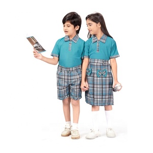 Conjunto de vestido deportivo de manga corta para niños, camiseta tejida y de punto, pantalones cortos, falda, uniformes - Product Image 4