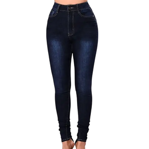 Jean en denim taille mi-haute, respirant, décontracté, coupe ample, polyvalent et tendance pour l'hiver - Product Image 3
