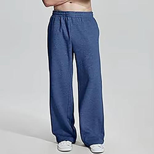 Anti shrink Solid color Men's Casual Sweatpants For Gym Wear Fashionable <b>Elastic</b> <b>Waist</b> Streetwear Quick Dry Sweatpants - Product Image 3