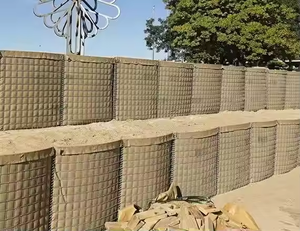 Yüksek Kaliteli Ağır Hizmet Tipi Kaynaklı Hasır Güvenlik Bariyeri Bastion Kare Delikli <span class=keywords><strong>Gabion</strong></span> Çantaları Savunma Koruması için Kaynak Bükme - Product Image 4