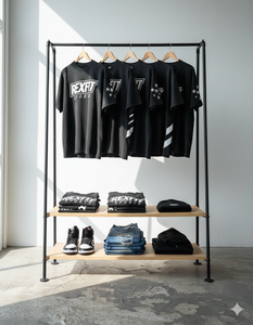 T-shirt en coton délavé de haute qualité Rexfit Sports, logo personnalisé, style vintage, effet délavé, style streetwear - Product Image 6