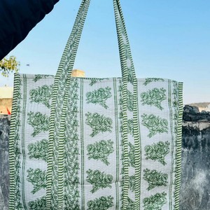 Floral Bohemian Embroidery Tote <b>Bags</b> Set 10-100 Pcs Quilted Pattern <b>Large</b> Capacity Zipper Fashion Shopping <b>Bag</b> All Seasons - Product Image 6