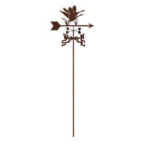 Indicador meteorológico de pájaro volador con brújula, adorno de jardín para exteriores, estilo tradicional, resistente a la intemperie, instalación con estaca - Product Image 1