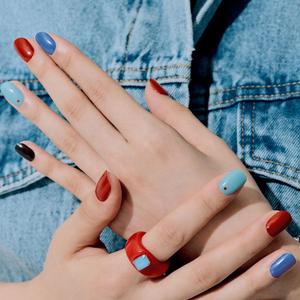 Ongles en gel semi-durcis de qualité salon 100% réels coréens, adaptés aux végétaliens, sans cruauté, non toxiques, autocollants pour manucure, vente en gros - Product Image 4