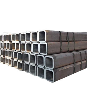 Tubo cuadrado de acero dulce, sección hueca de acero al carbono, tubo metálico estructural para construcción - Product Image 3