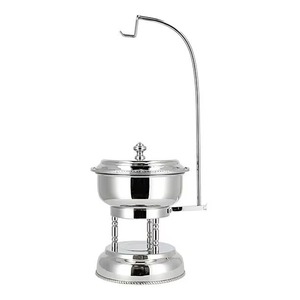 Warm Polished Metal Casserole Pot With Lid Durable For Gas And Induction Cooker Modern Luxury Design - Product Image 3