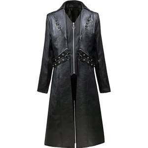 Manteau en cuir pour homme de qualité supérieure, prix de gros, sur mesure, best-seller, en vente en ligne - Product Image 1