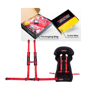 Arnés UTV de 4 Puntos TBRACING TUN402 Todoterreno con Cierre Automotriz, Cinta de Poliéster y Herrajes de Acero, 16 Colores, Venta al Por Mayor - Product Image 2
