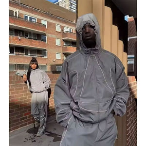 Custom Embroidery <b>Patch</b> Button Windbreaker Jacket Polo Shirt and <b>Shorts</b> Set Sport <b>Mens</b> Jogger Suit Polyester Nylon Tracksuit - Product Image 2