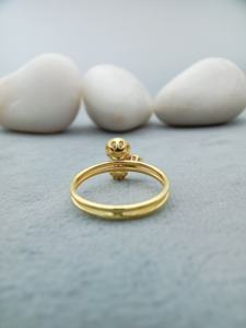 Anillo de Compromiso Clásico de Oro Sólido de 10K para Mujer con Diamante VVS Creado en Laboratorio, Engaste de Garras, Certificado IGI, para Fiesta de Boda - Product Image 4