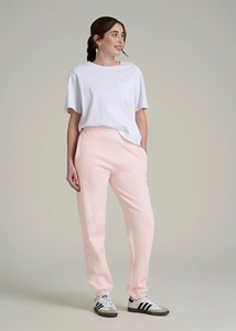 Custom Women <b>Jogger</b> Sweatpants Soft Fleece Elastic Waist Drawstring <b>Cuffed</b> Activewear Pants - Product Image 4