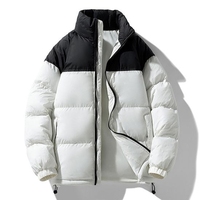 Veste d'hiver matelassée personnalisée pour homme avec logo brodé et design imprimé – Chaude, épaisse et tendance pour l'extérieur – Vente en gros