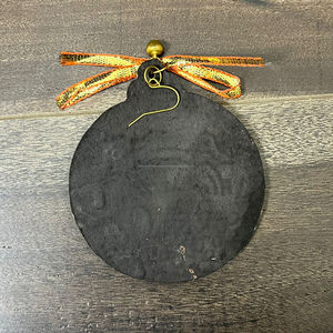 ของตกแต่งกลางแจ้งคริสมาสต์สินค้ามาใหม่อุปกรณ์ตกแต่งหนังวัวรูปทรงกลมห้อยประดับต้นคริสต์มาส - Product Image 6