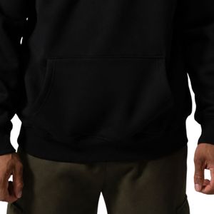 Sweat-shirt à capuche Varsity noir pour homme, en molleton épais, à manches longues, décontracté, athlétique, streetwear, pour la gym et l'entraînement - Product Image 4