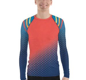 Men Rash Guard Long Sleeve Quick Dry Breathable UV Protection Swim <b>Surfing</b> Training Athletic Performance Shirt for Men - Product Image 5