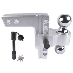Supporti per Gancio di Traino Regolabili in Alluminio da 2 Pollici con 6 Livelli di Alzata/Abbassamento - Product Image 4