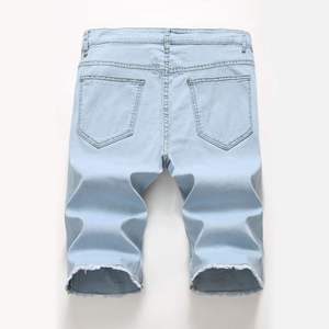 Nouveauté, shorts en jean pour homme OEM, été, avec un design unique Chrome Heart, style streetwear, pantalon de haute qualité, jeans courts pour homme - Product Image 2