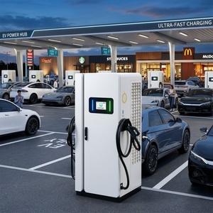 Nouvelle station de recharge rapide pour véhicules électriques DC 120 kW, 160 kW, 180 kW, 240 kW, CCS2, GB/T, CHAdeMO, pour parking commercial, certifiée CE - Product Image 5