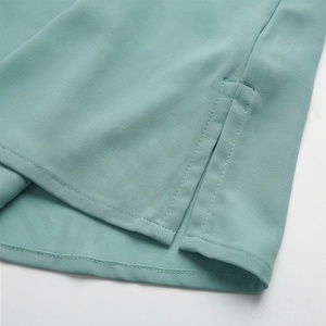 2025 OEM Kimono Abaya pour femmes musulmanes, en tissu polyester épais, doux et très extensible, col en V, manches longues, pour fêtes, Ramadan, mariages - Product Image 6