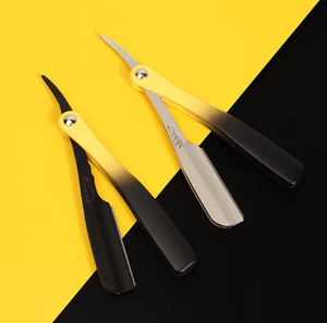 Top Selling Professional Barber Straight <b>Razor</b> Stainless Steel Anti-Rust Plastic Handle A+ Grade Quality Grooming Tool for <b>Men</b> - Product Image 4